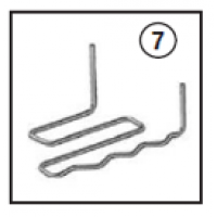 Grampos P/ Soldar Plástico "US" (0.8mm)
